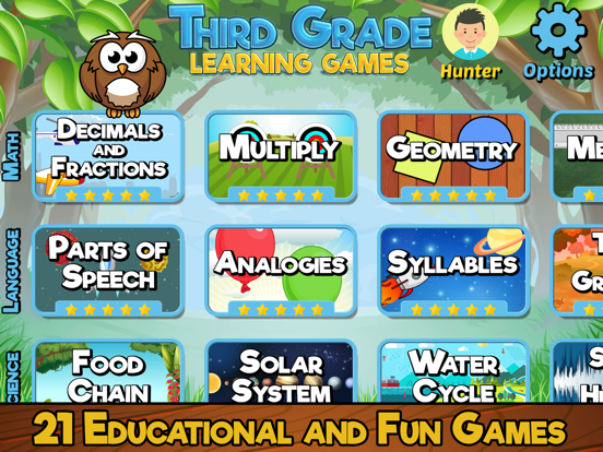 Third Grade Learning Gamesのおすすめ画像1