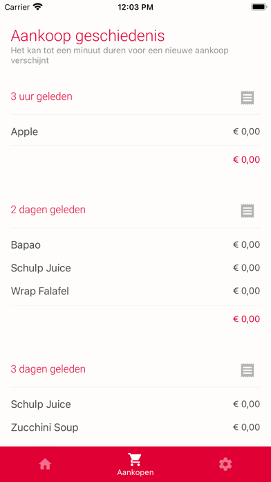 Food&i Fridge Screenshot