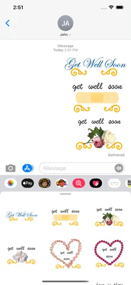 Game screenshot get well soon stickers! hack