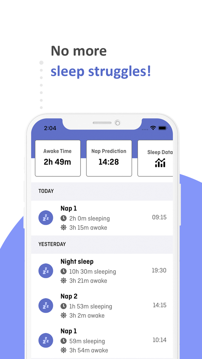 BabyZen - Babys nap schedule