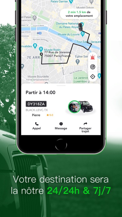 Screenshot #2 pour Caocao – chauffeurs VTC Paris