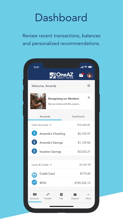 one az credit union app one az credit union app