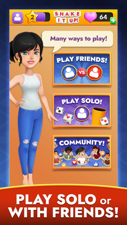 SHAKE IT UP! Cards on Dice