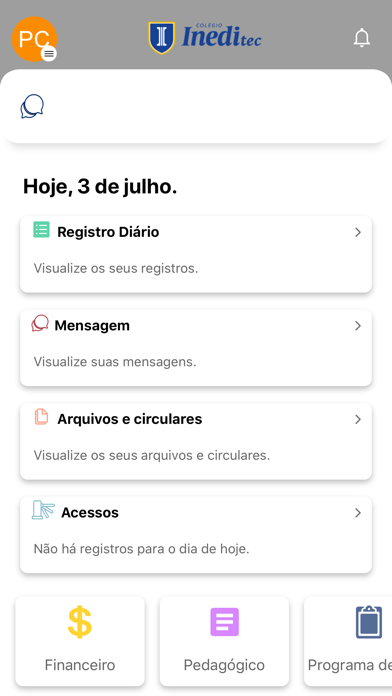 Colégio Ineditec Screenshot