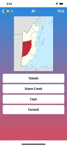 Game screenshot Belize: Provinces Map Quiz hack
