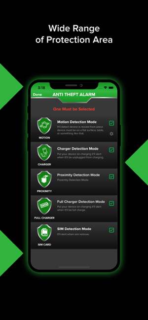 ‎Anti Theft Alert Screenshot