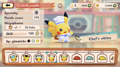 screenshot of Pokémon Café ReMix 4