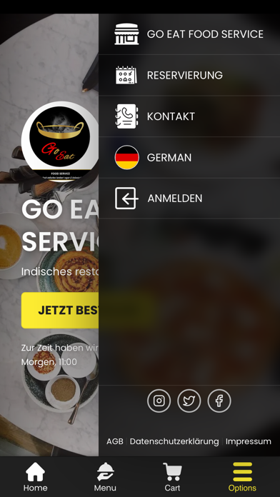 Screenshot #2 pour GO EAT FOOD SERVICE