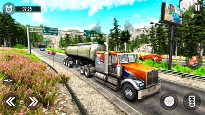 Oil Tanker Truck Driving Game Screenshot
