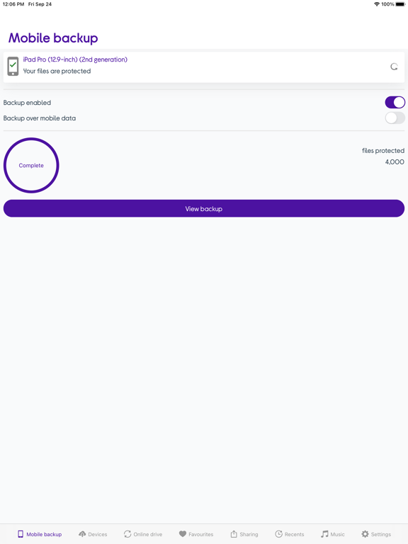 Screenshot #4 pour Currys Cloud Backup