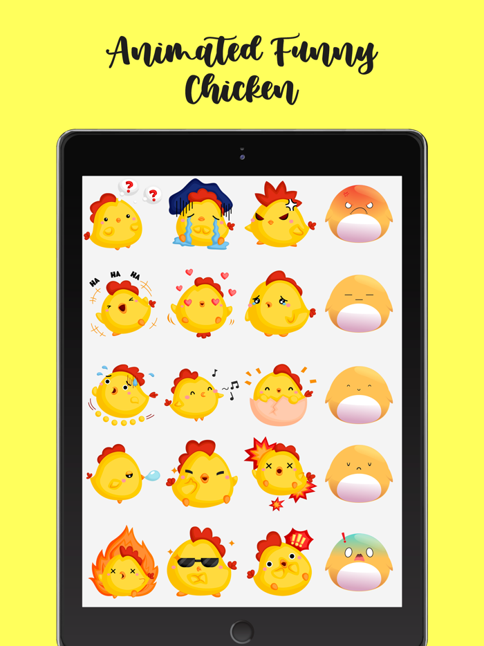 Animated Funny Chicken