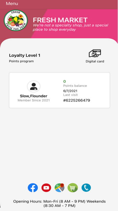 Central Loyalty Screenshot