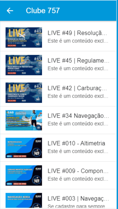 EAD Aviação APP Screenshot