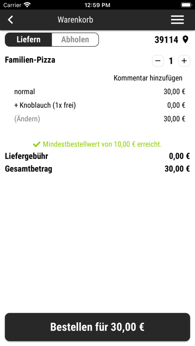 Solofood Screenshot
