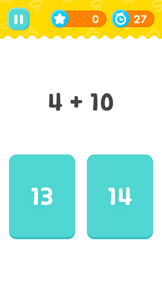 #2. Math Quiz Game (iOS) Podle: BOMSOFT