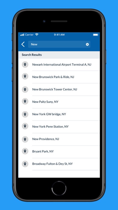 Coach USA Screenshot