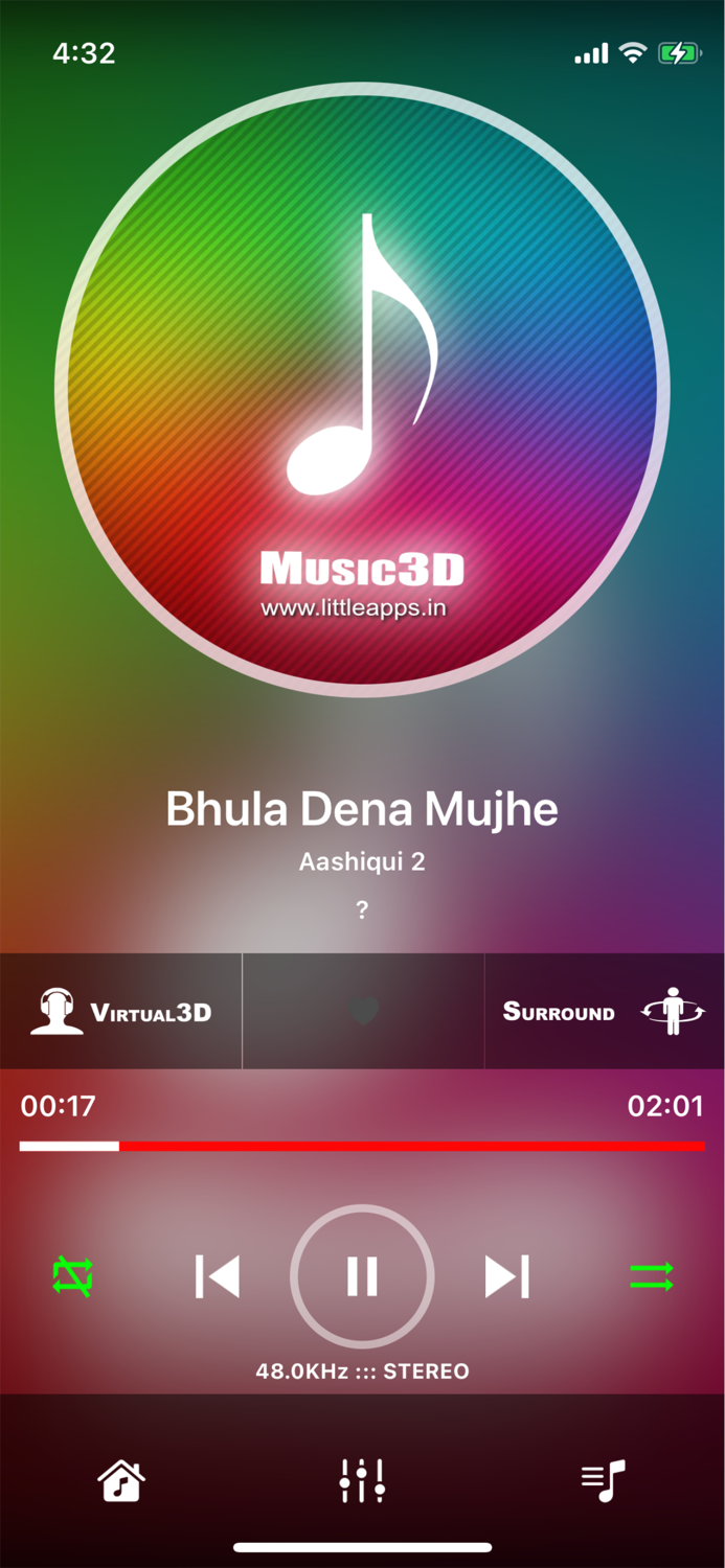 3D Surround 7.1 MusicPlayer