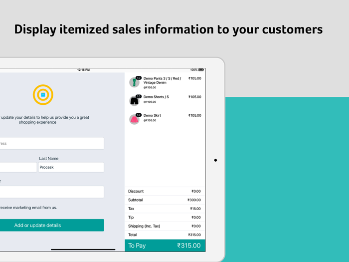 Customer Display for Hike POS