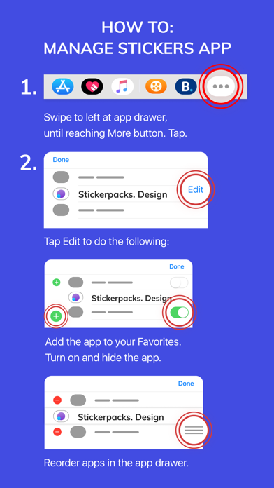 Stickerpacks Design Screenshot