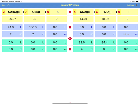 Screenshot #4 pour Stoichiometry Gas Phase