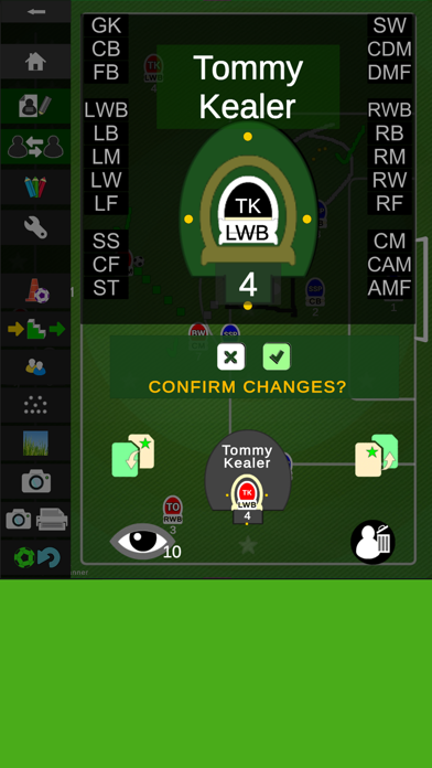 Soccer Squad Planner Screenshot