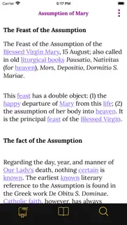 catholic encyclopedia iphone screenshot 2