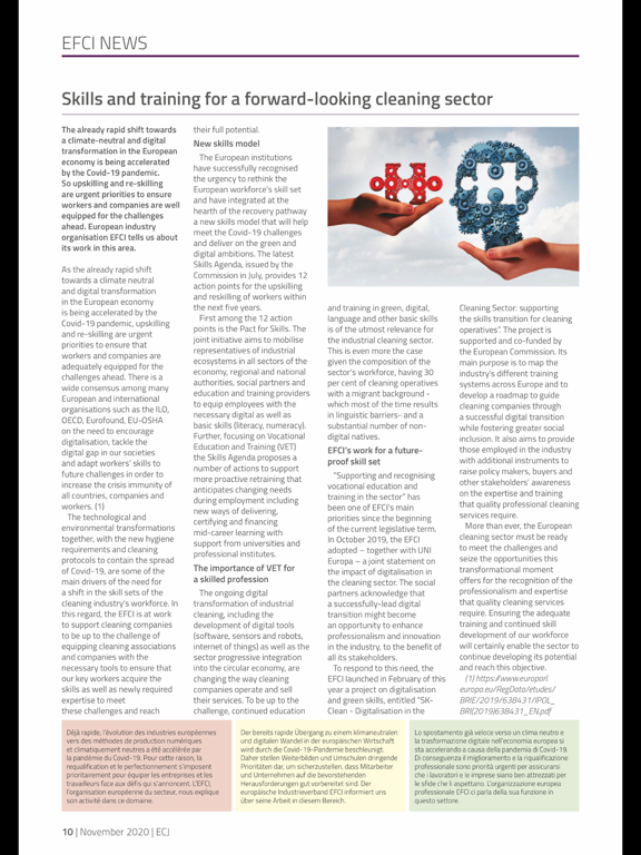 European Cleaning Journal iPad screenshot 4 - Business app