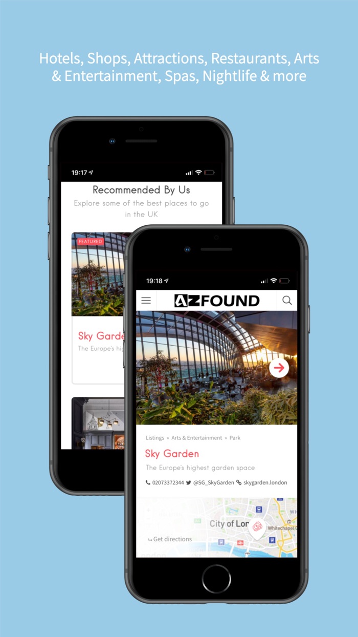 AZ Found - find places to go