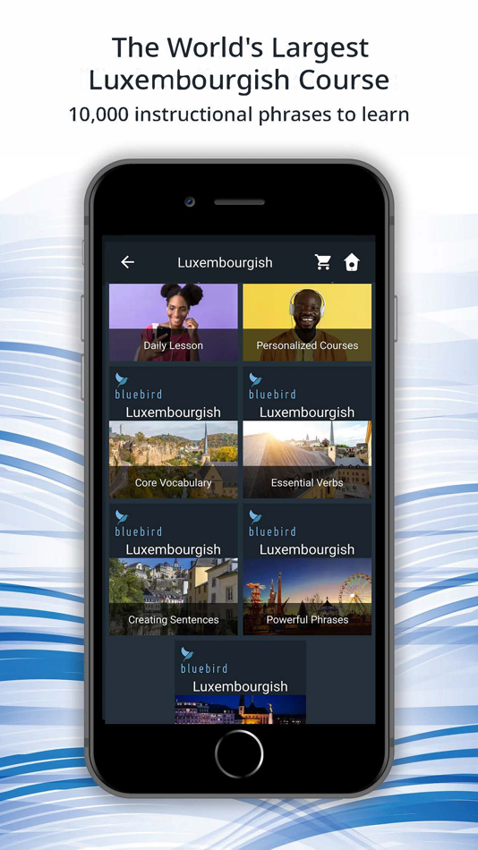 #1. Bluebird: Learn Luxembourgish (iOS) 由: Pronunciator LLC