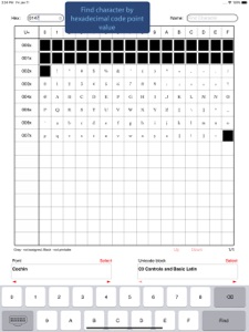 Unicode Developer Font Viewer screenshot #6 for iPad