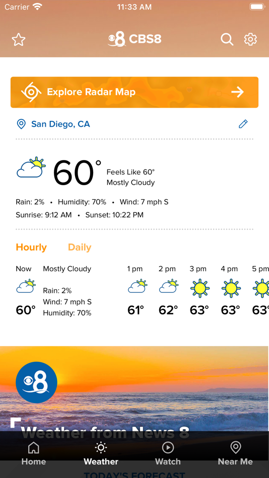 #2. CBS 8 San Diego (iOS) Podle: Tegna Inc.