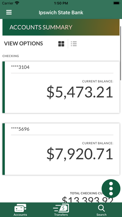 Ipswich State Bank Screenshot