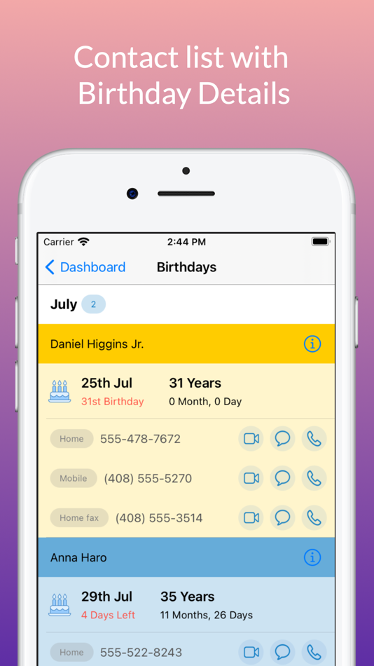 #7. Contact Manager + (iOS) Podle: Ujjvala Prajapati