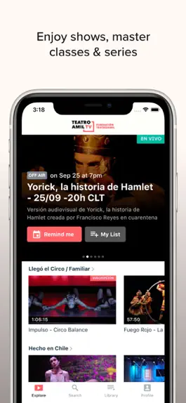 Game screenshot Teatroamil.tv apk