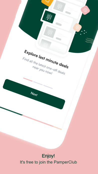 PamperClub Screenshot