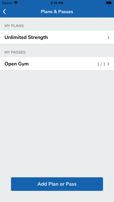 The Fort Membership App Screenshot