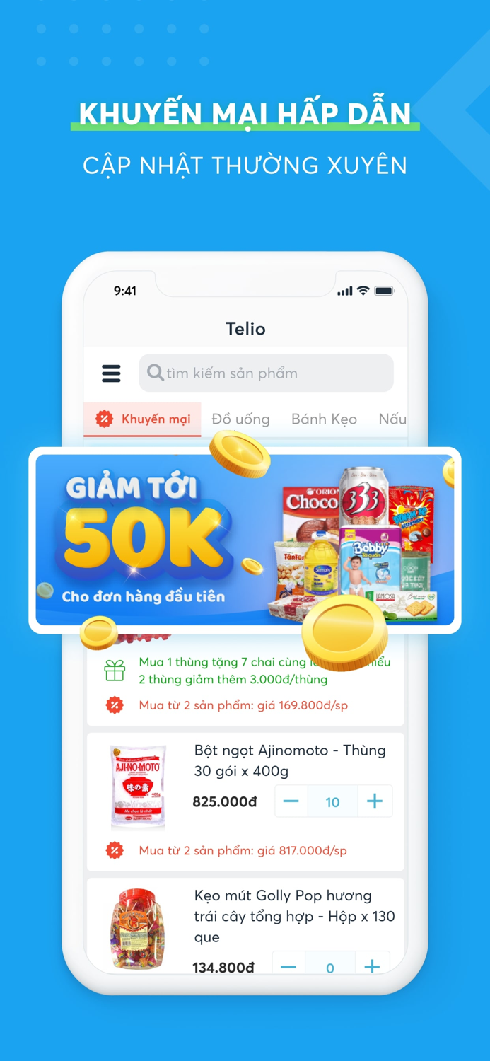 Telio Nhập hàng giá tốt