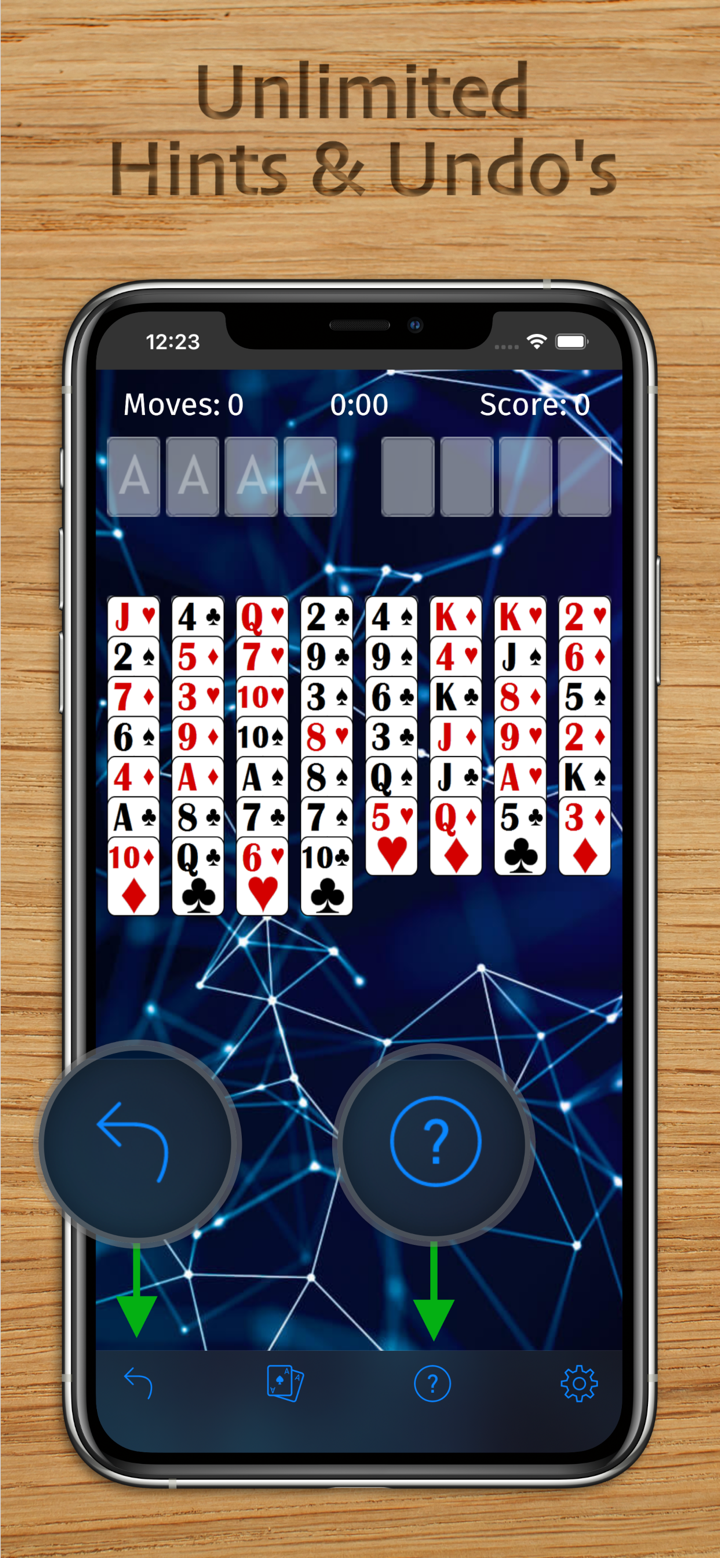 FreeCell ++ Solitaire Cards screenshot 8