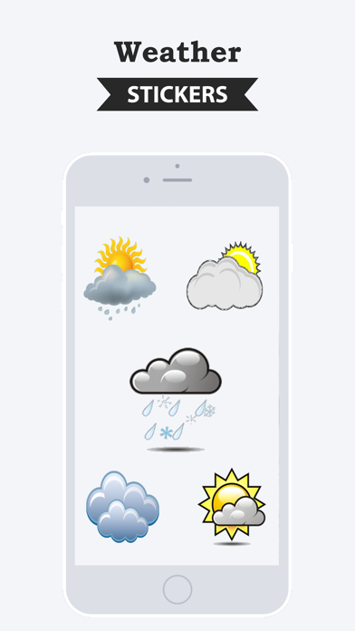 Weather Stickers! Screenshot
