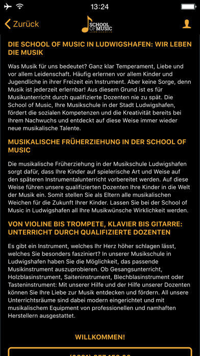 School of Music LU Screenshot