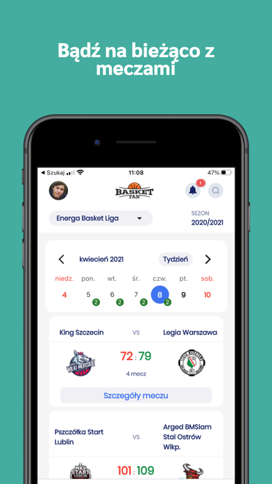 BasketFan - Koszykówka Łączy Screenshot