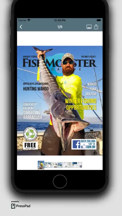 FishMonster Lifestyle Magazine iPhone Screenshot 3