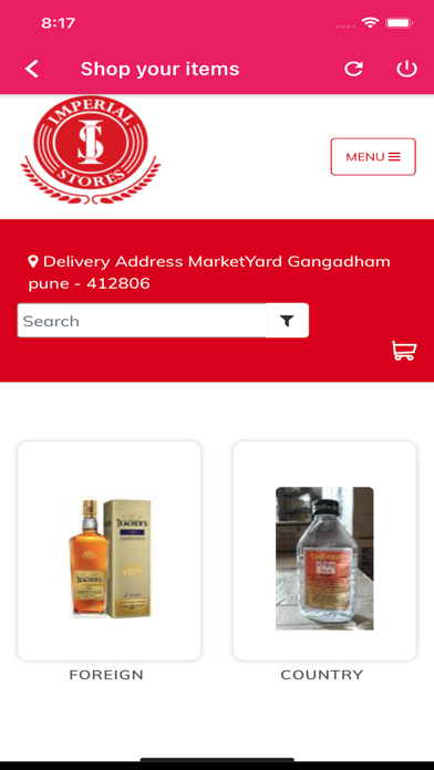 Imperial Stores Wine Shop Screenshot