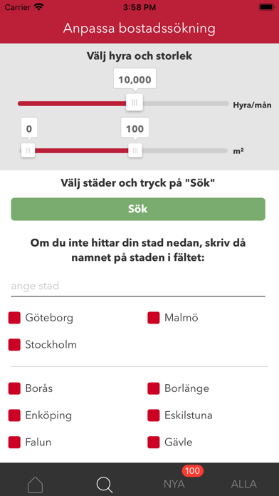 Hyresbostad Appen Screenshot