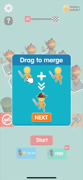 Game screenshot Merge And Clash:Upgrade Troops apk