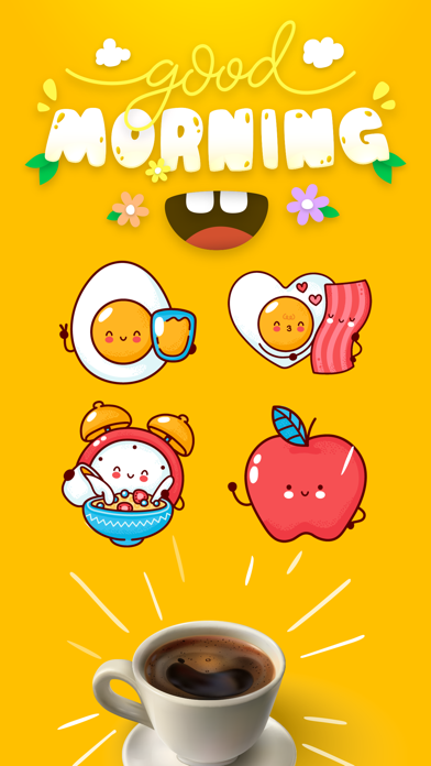 Good Morning Stickers Screenshot