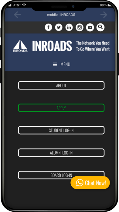 INROADS Inc. Screenshot
