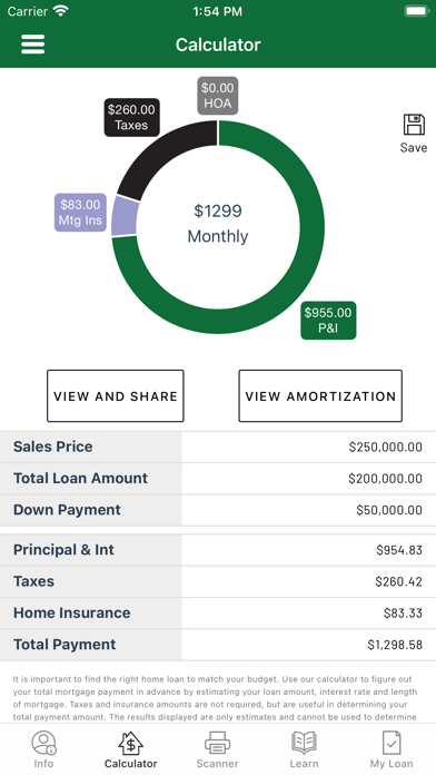 Wellington Mortgage Screenshot