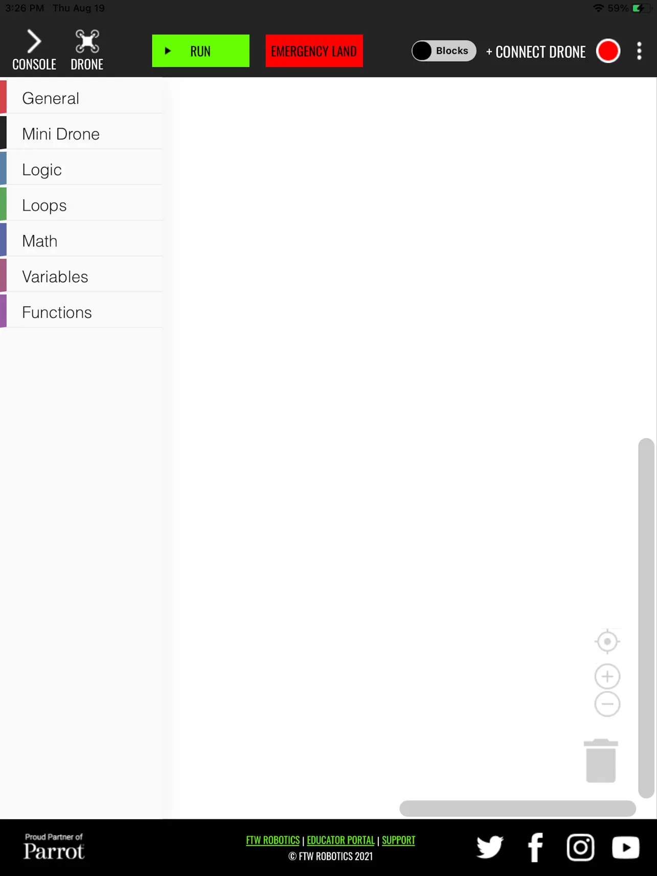#1. FTW CODE (iOS) Με: FTW ROBOTICS LLC
