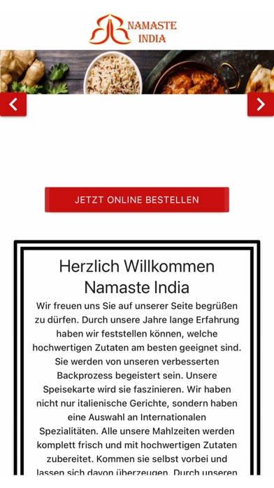 Namaste India Falkenberg Screenshot